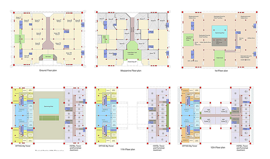 Qitaf Towers Mixed-use Complex