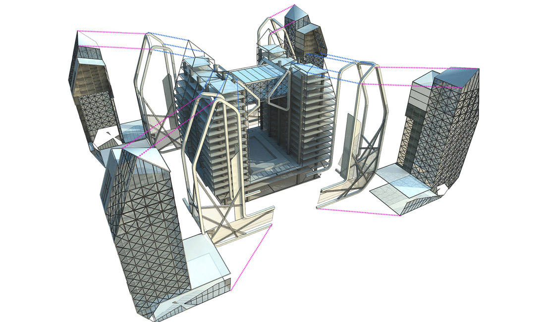 Qitaf Towers Mixed-use Complex